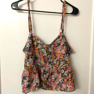 Natural Life Floral Crop Tank